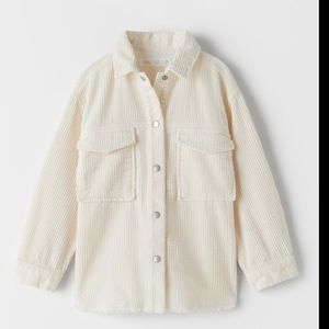 Frayed Corduroy Overshirt